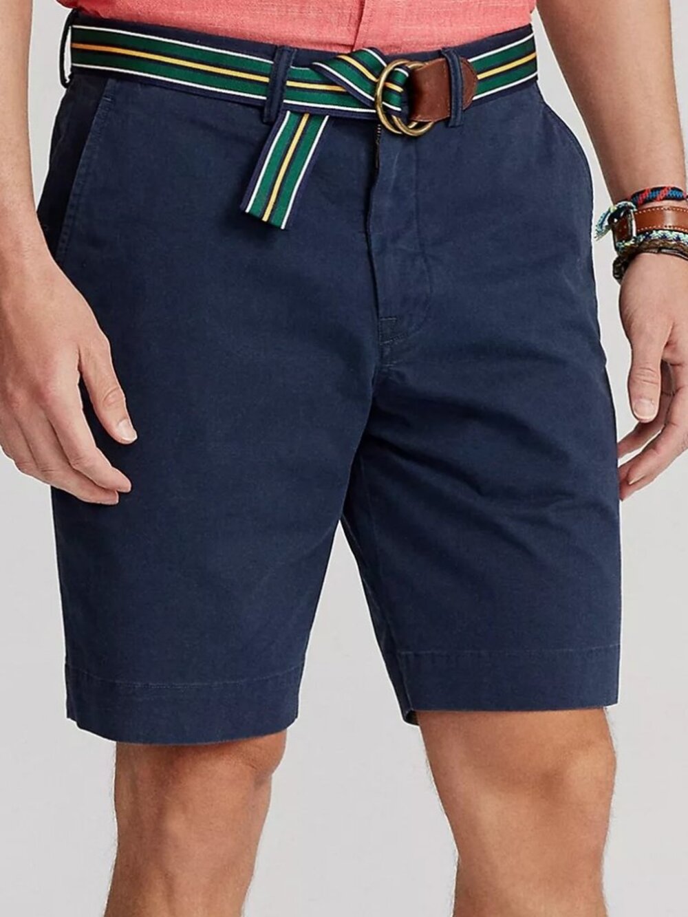Polo Ralph Lauren Stretch Classic Fit Navy Blue Chino Shorts Men's 32